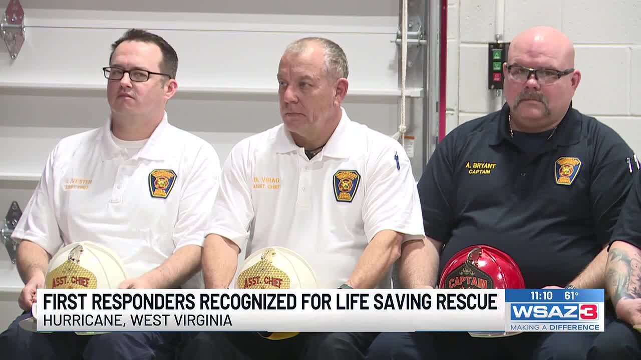 First responders recognized for life-saving rescue