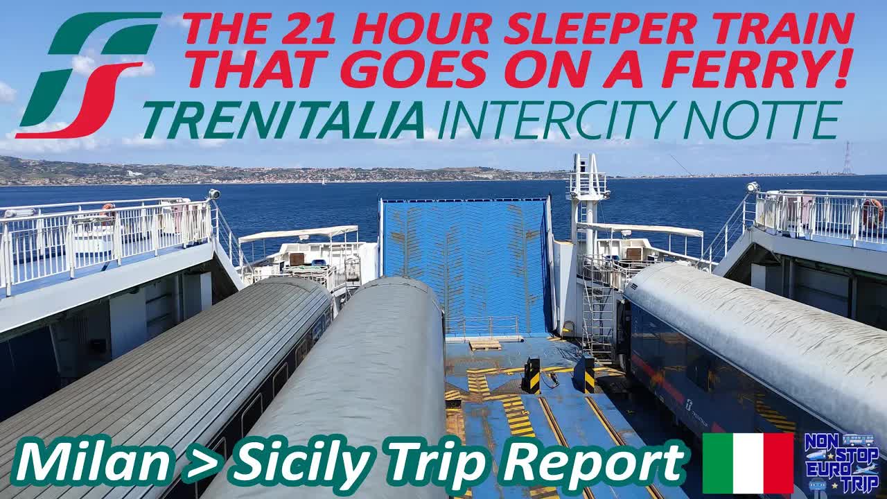 Italy's sleeper train ferry to Sicily / Milan to Palermo / Italian ...