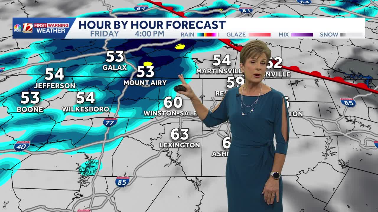 Rain chances return Friday into Saturday