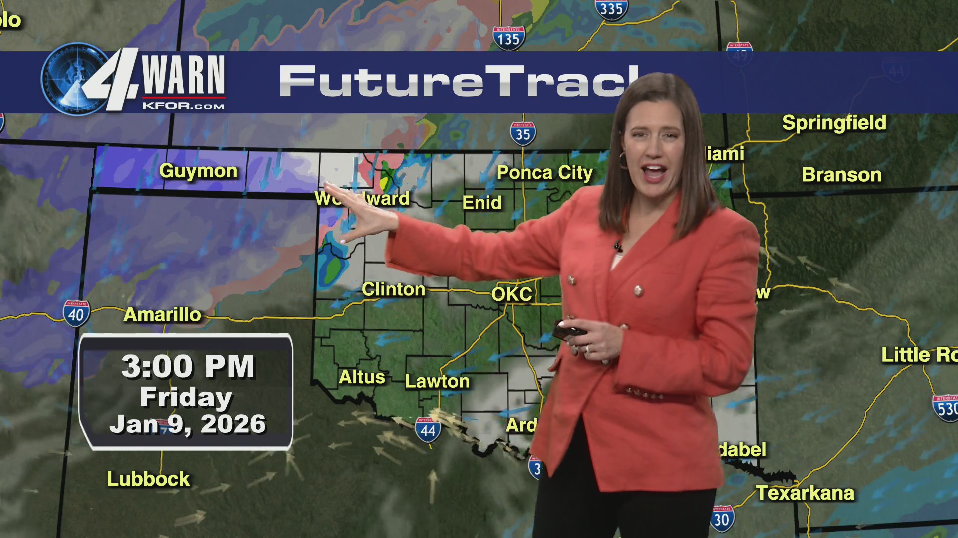 Emily Sutton talks about winter weather timing and totals for Friday (1 ...