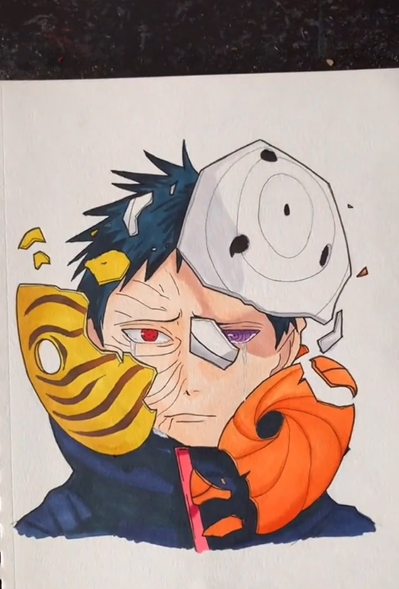 Obito artwork | Stunning Naruto fan art