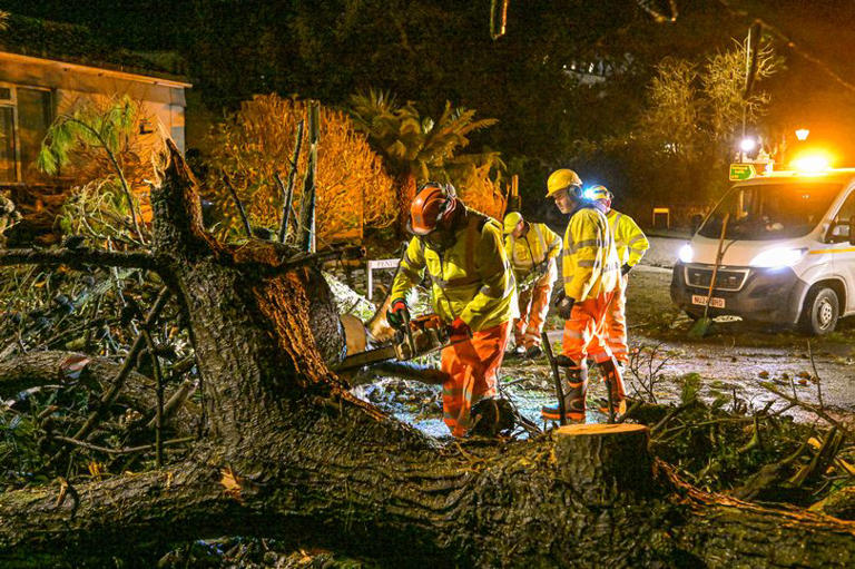 Storm Goretti leaves thousands without power as UK battered by snow and ...