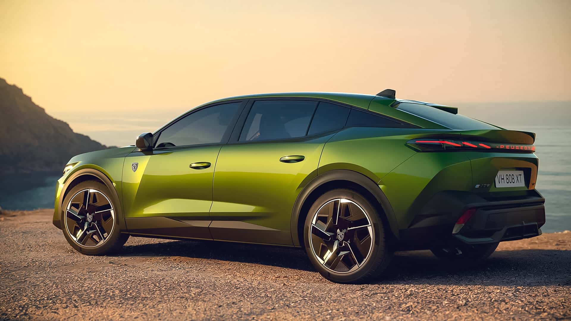 Peugeot E-408 (2026): Facelift bringt die Optik des neuen E-308