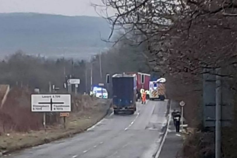 West Lothian lorries crash at busy junction as emergency services scrambled