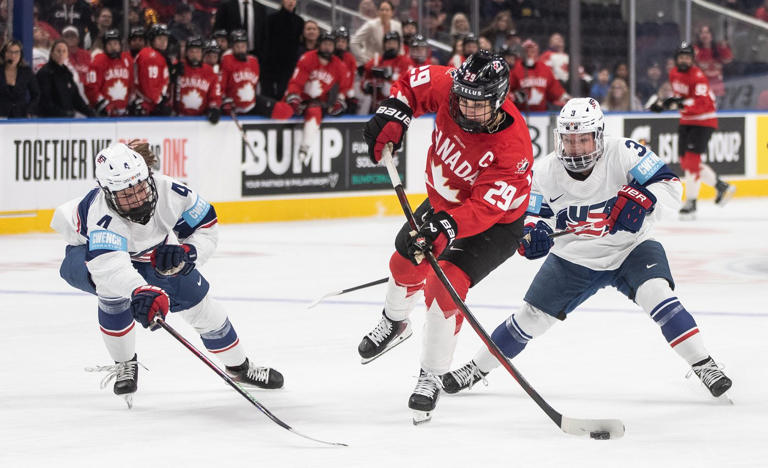 Canada unveils women’s hockey team tasked with defending Olympic gold ...