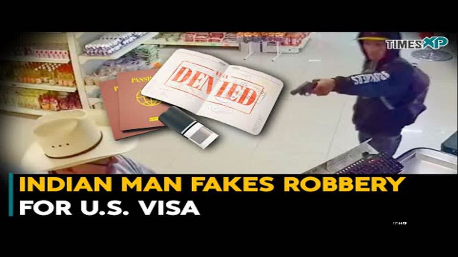 Indian man fakes robbery for US visa | Indians in the US