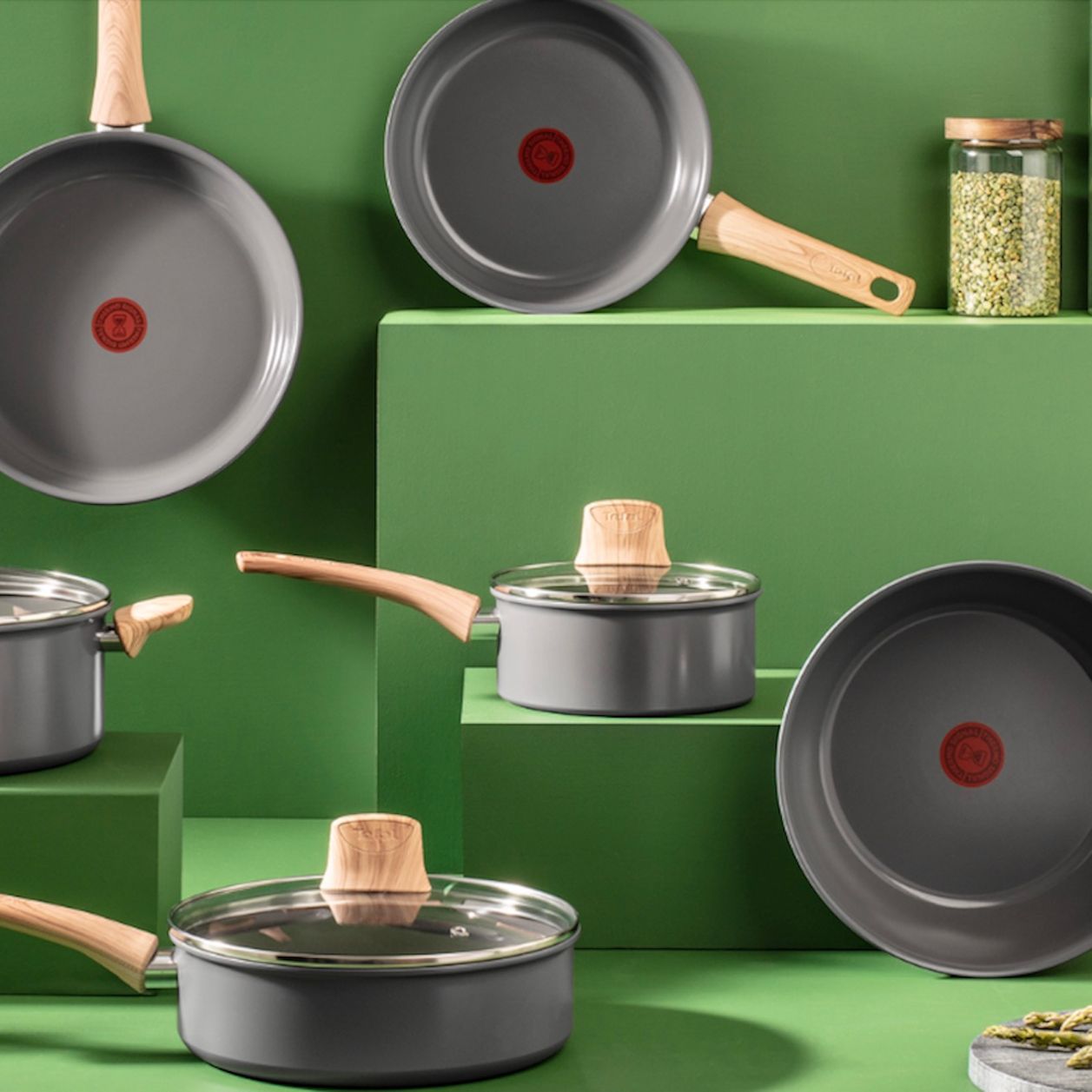 Hachoir Manuel Tefal Jamie Oliver Chop & Shaker 450 Ml - Pour Hacher Et Mélanger Sans électricité