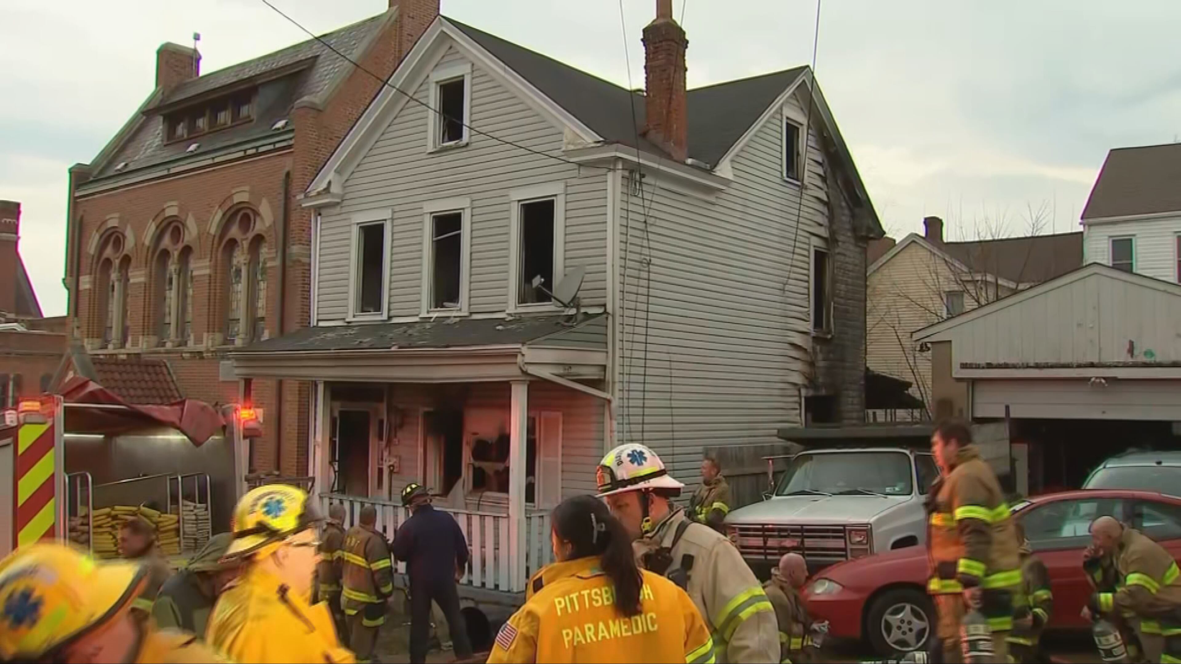 2 dogs rescued from fire in Pittsburgh’s Beltzhoover neighborhood