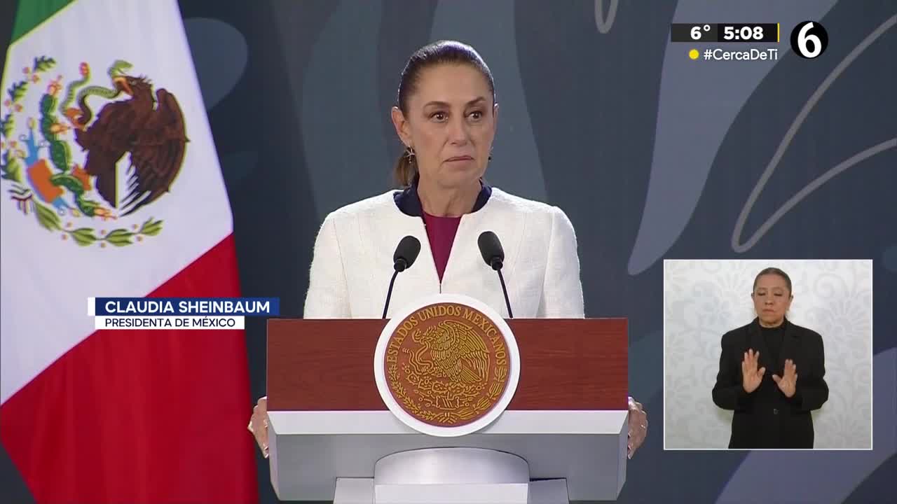 Claudia Sheinbaum destaca reducción del 40% de homicidios en el país
