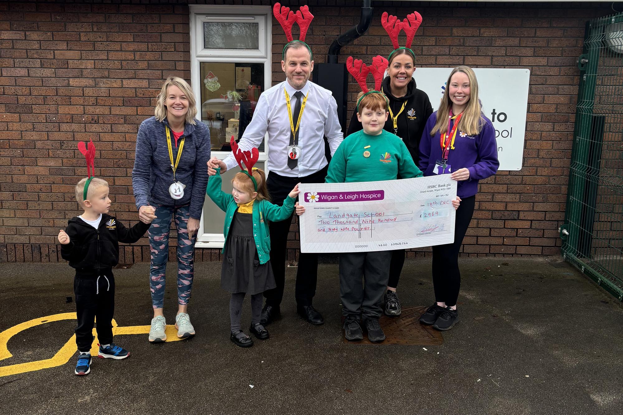 Special school pupils raised thousands for Wigan and Leigh Hospice with ...