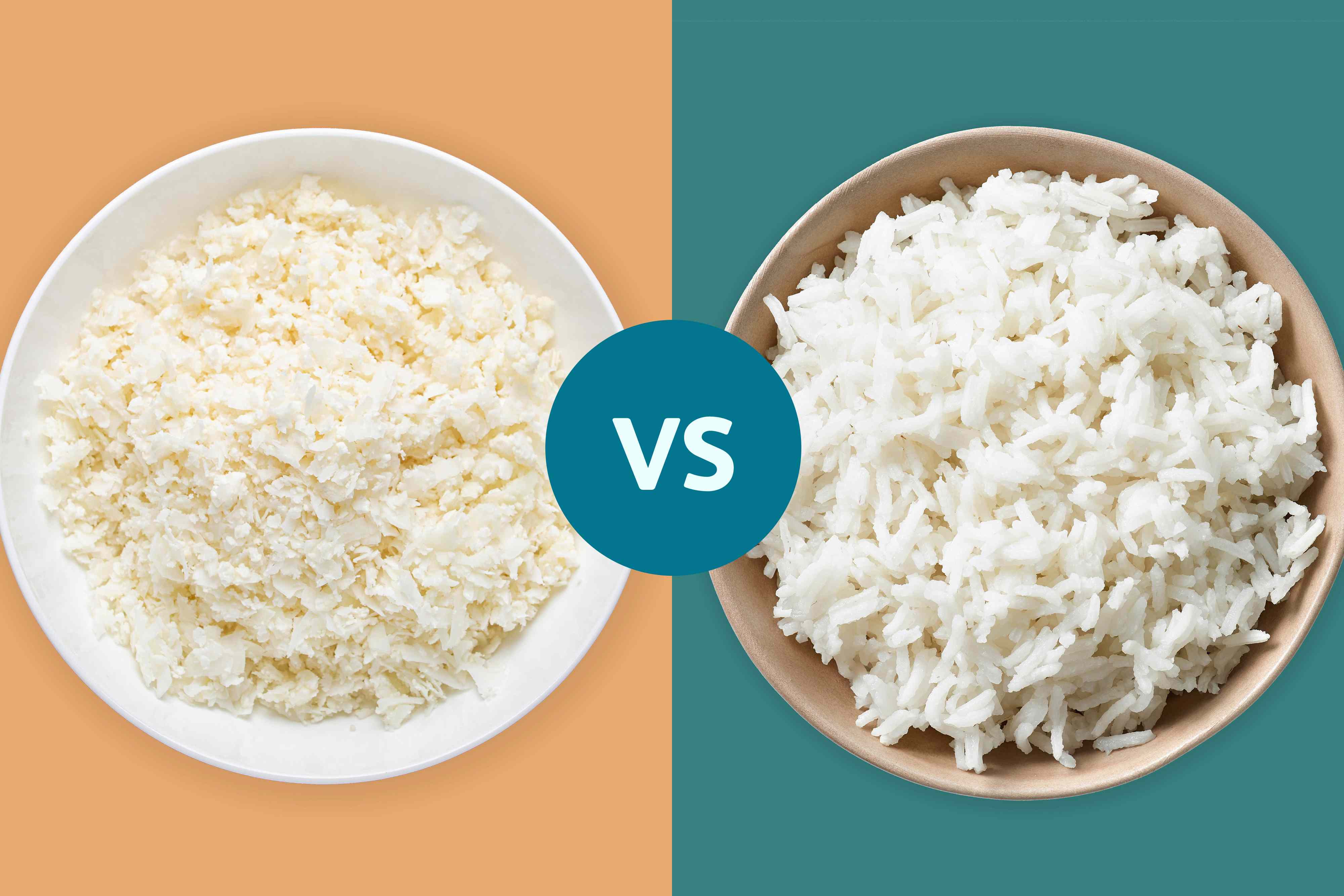 Cauliflower rice vs. white rice: Which is the healthier carb source?