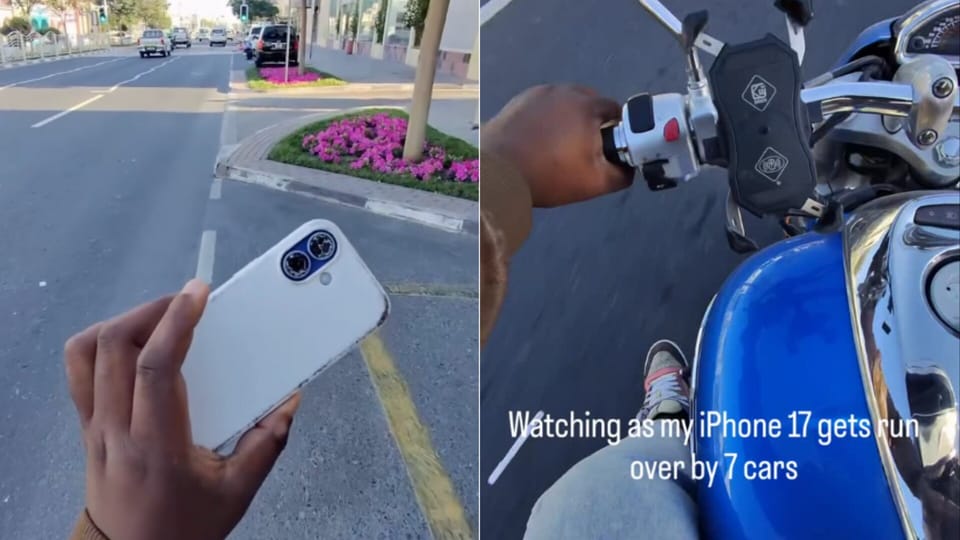 iPhone 17 gets run over by 7 cars, still remains functional, netizens ...