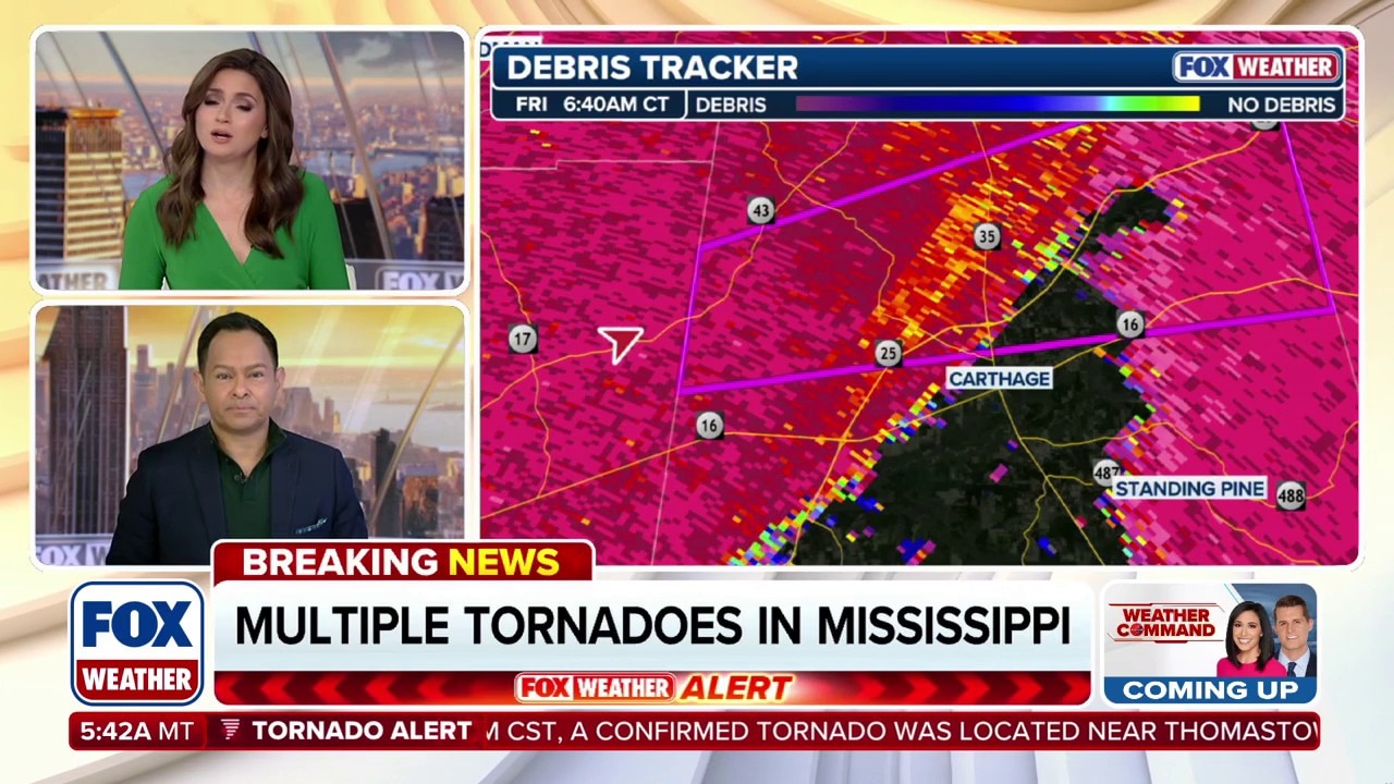 Breaking: Multiple tornadoes in Mississippi