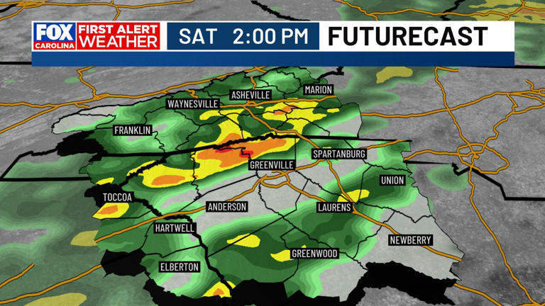 First alert weather day: Heavy rain and severe threat Saturday