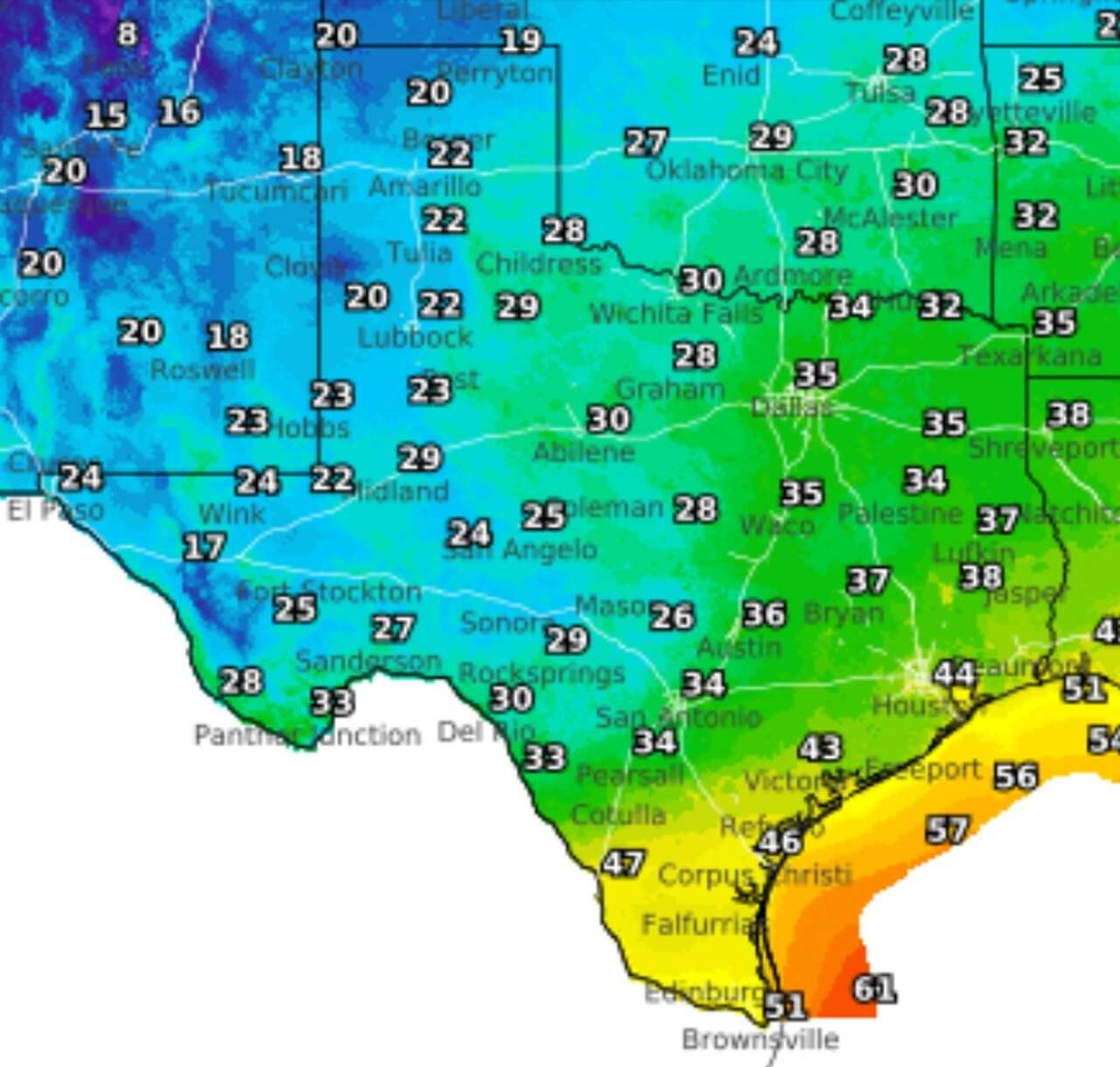 Rain and significantly cooler temperatures ahead in forecast