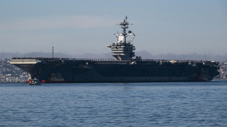 Why the US Navy's nuclear aircraft carrier USS Abraham Lincoln is in Guam