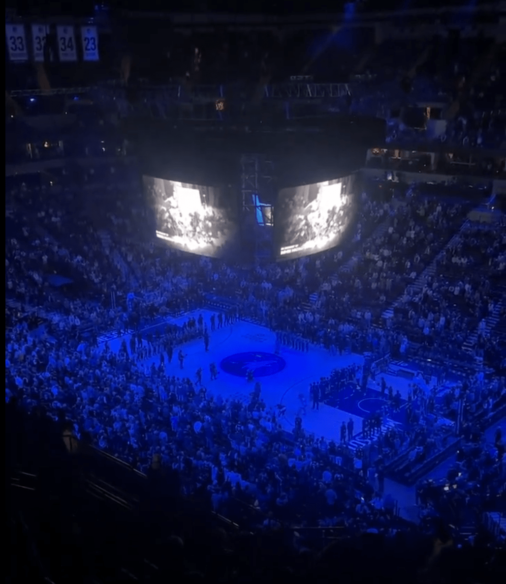 Timberwolves fans yell for ICE to leave city during Renee Good moment ...