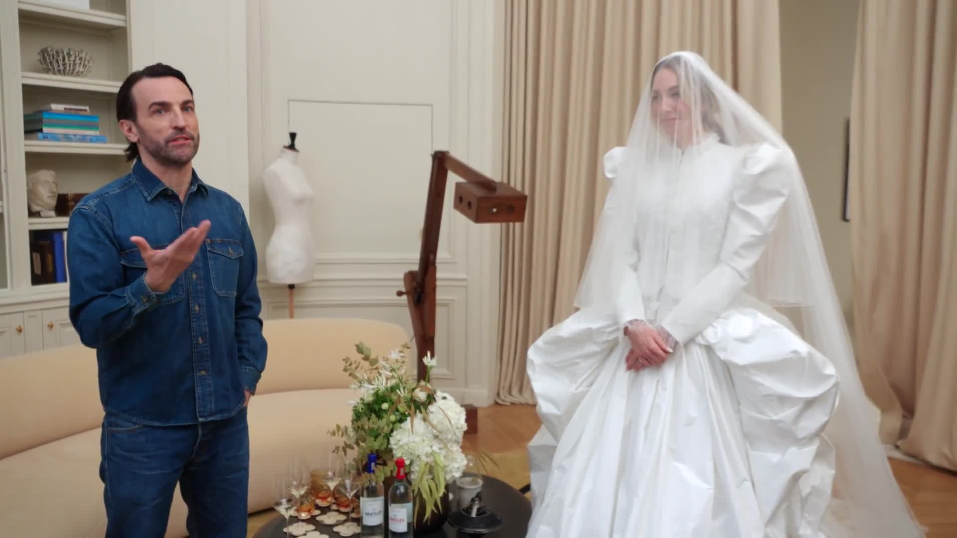Este Haim is married! Inside her final wedding dress fitting at Louis ...