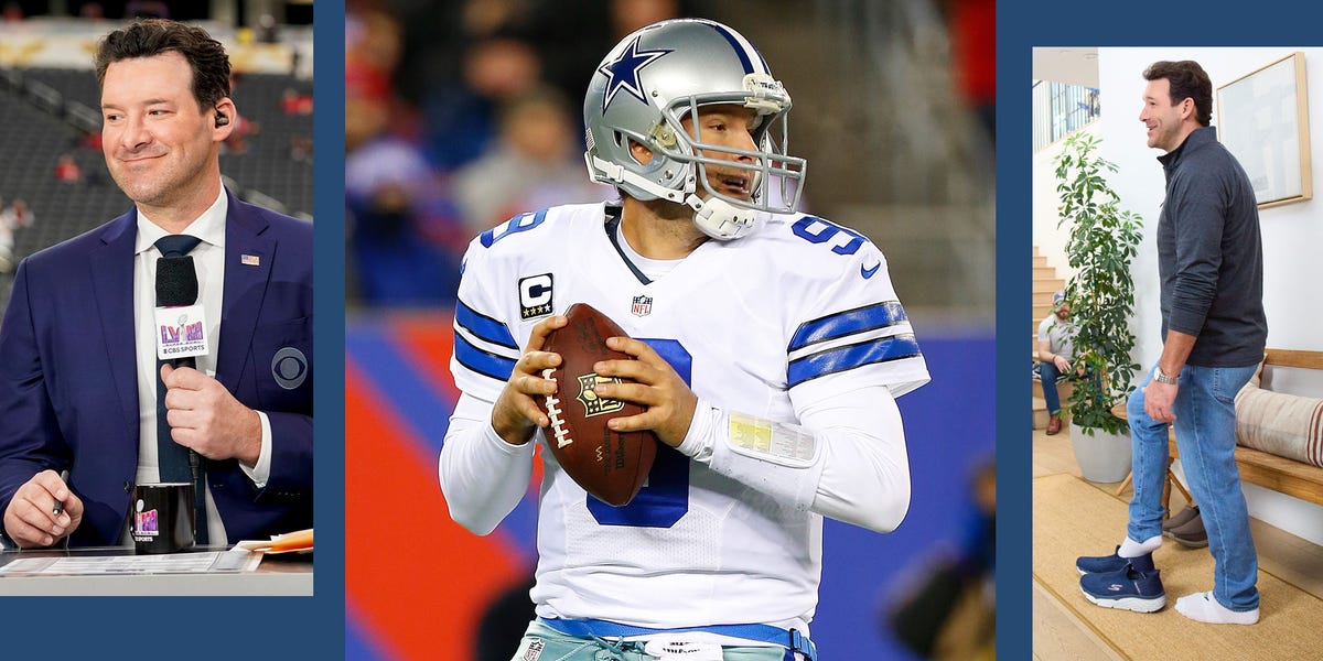 Tony Romo spent his NFL career avoiding sacks. Now it's his shoes that ...