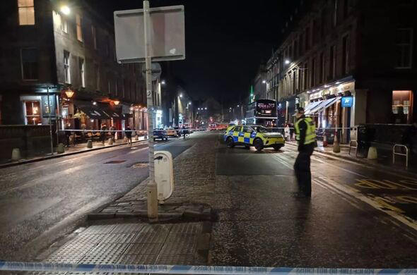 Officers swarm UK city centre and lock down street as police warn ...