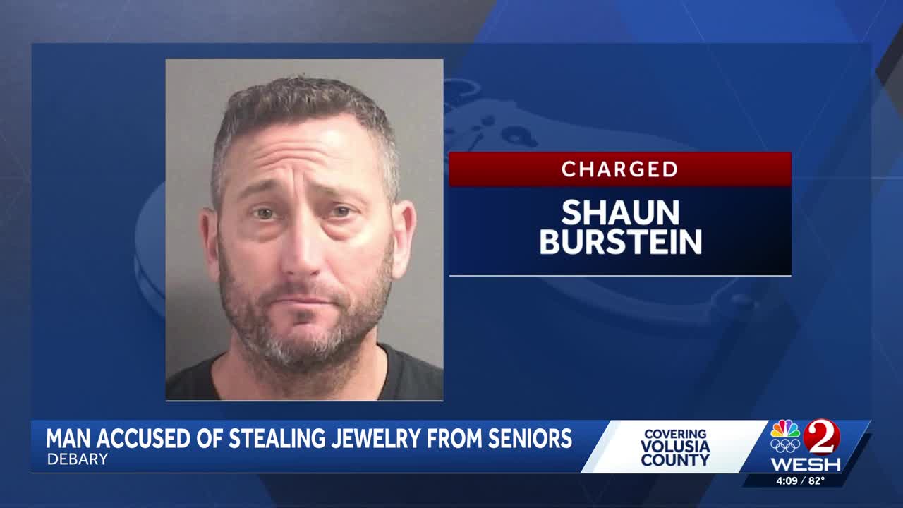 Man accused of stealing jewelry from seniors at Florida living facility