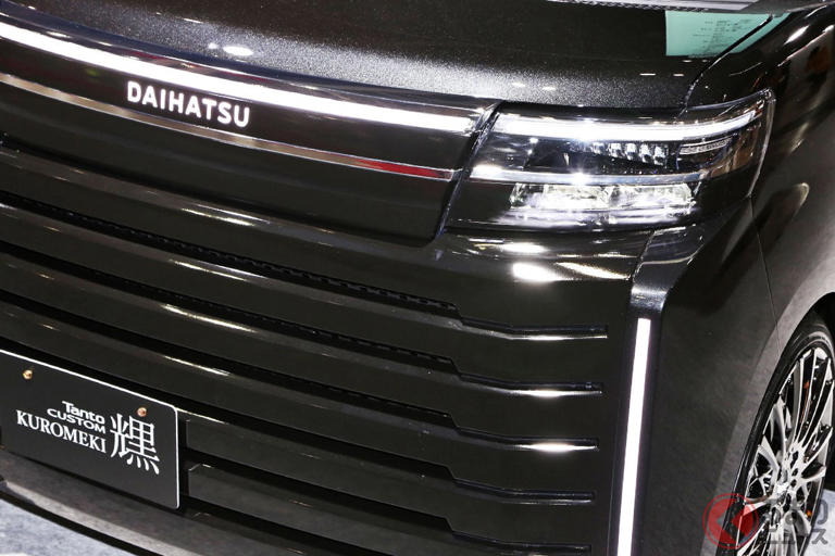 ダイハツが「斬新タント」初公開! ミニバン顔負け「すごいグリル顔