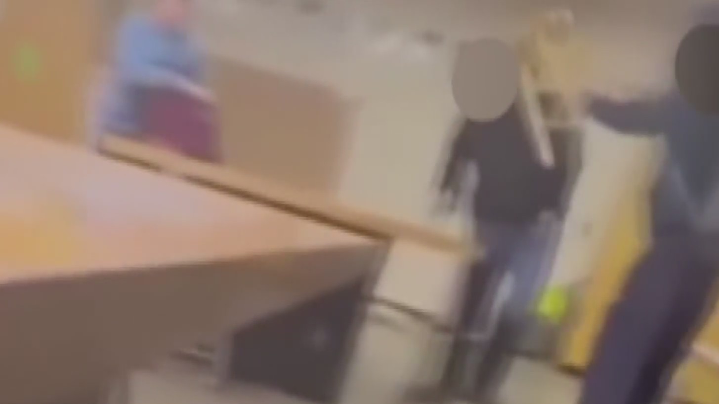 Student hit in head with wooden stool by classmate, mom says