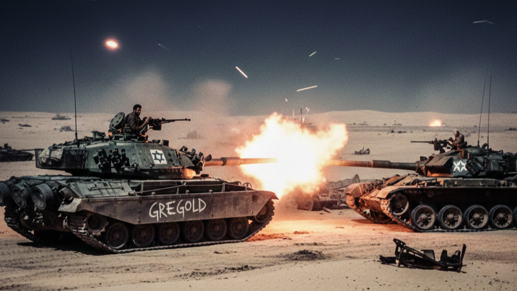 Most famous tank duel of the Yom Kippur War