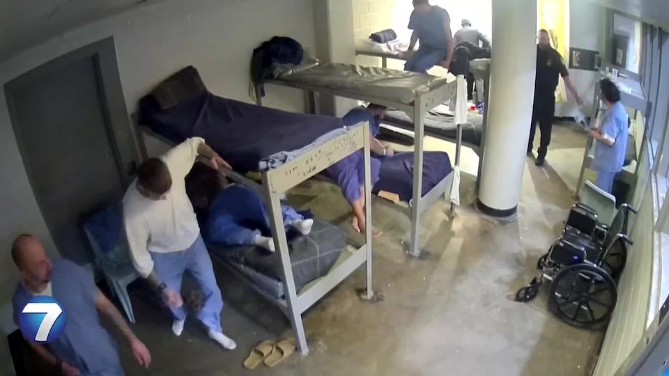 Surveillance video shows what lawsuit describes as 'brutal attack ...