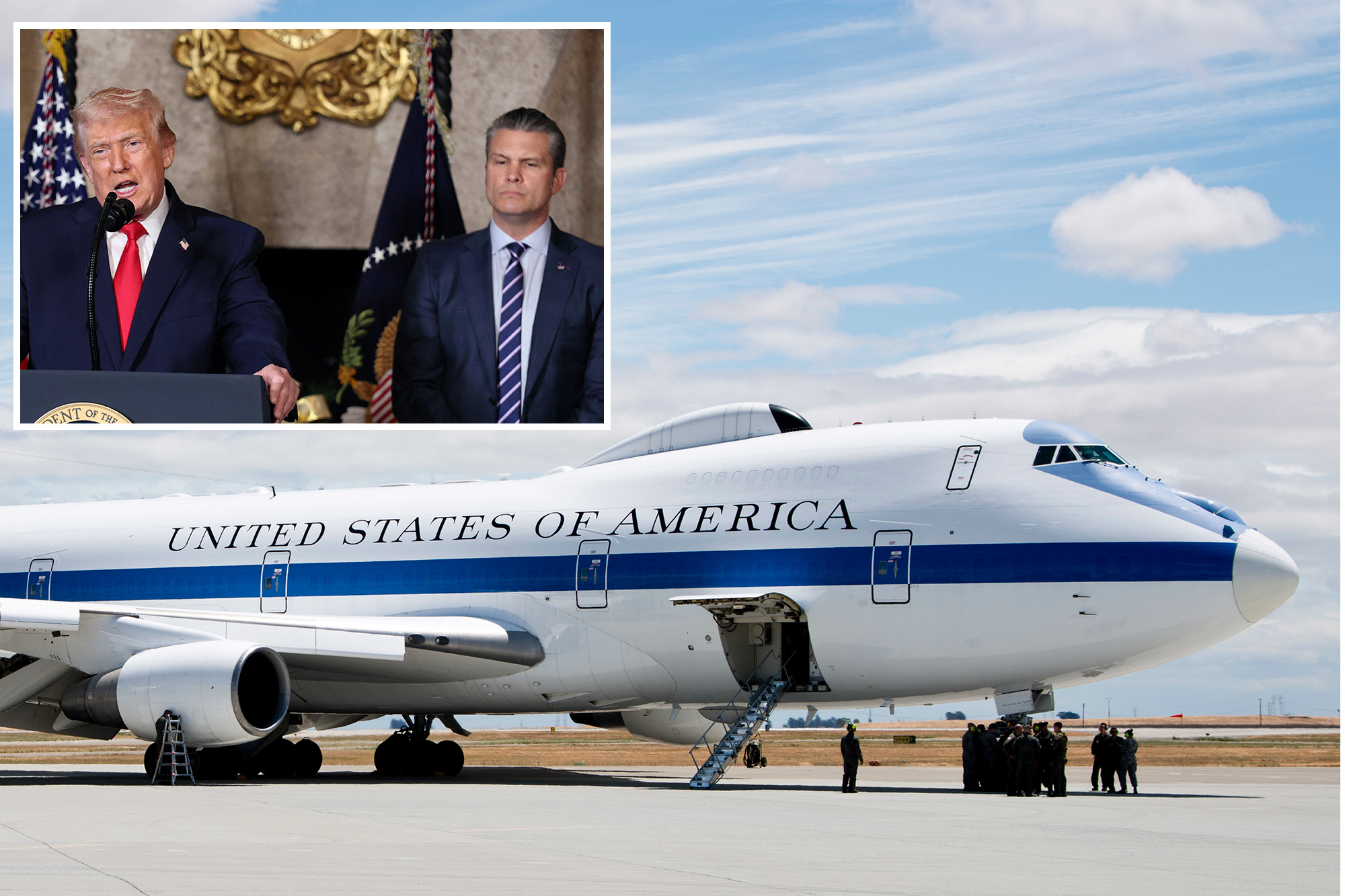 'Doomsday Plane' spotted at LAX sparking panic online