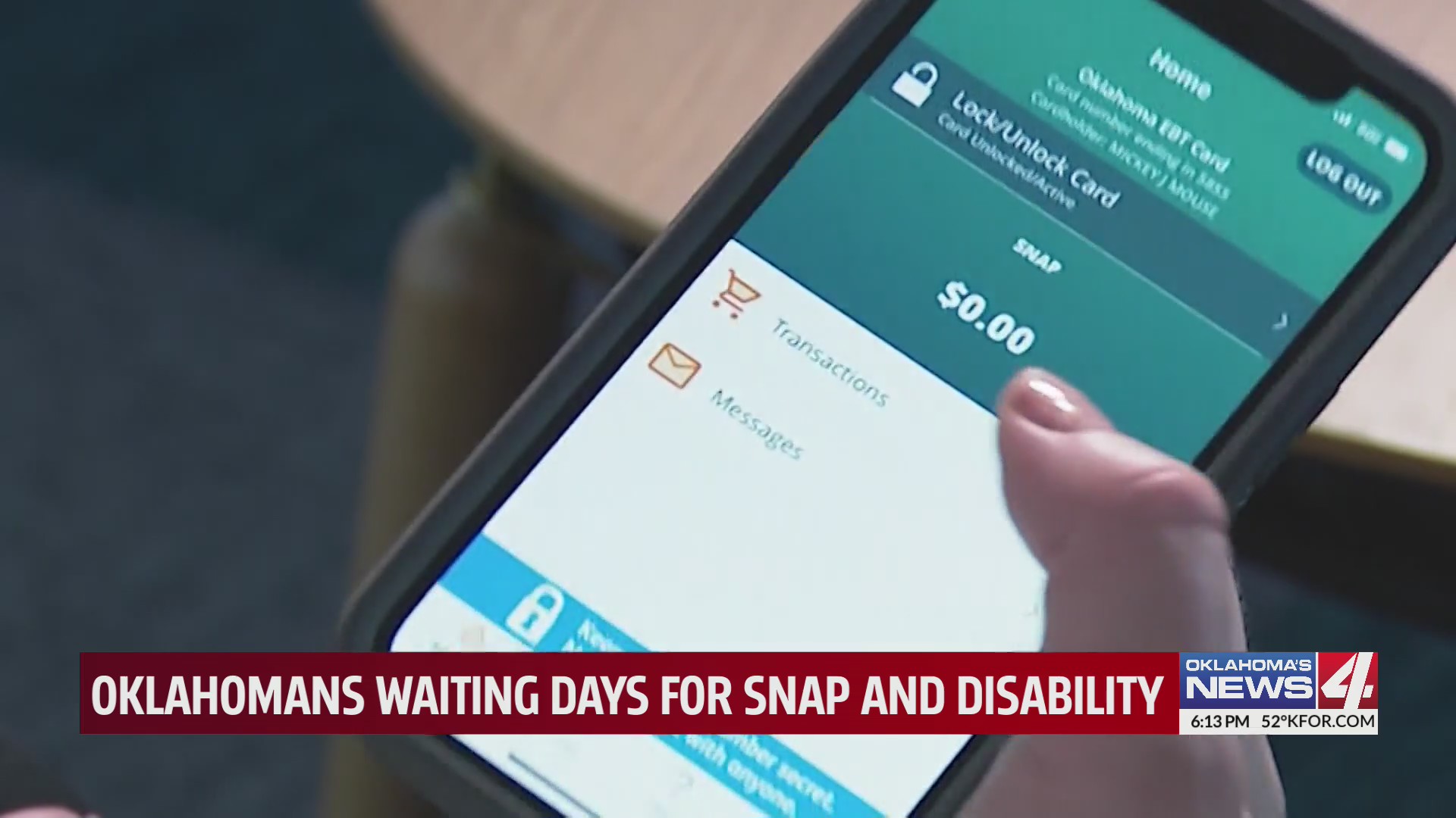 Oklahomans waiting days for SNAP and disability