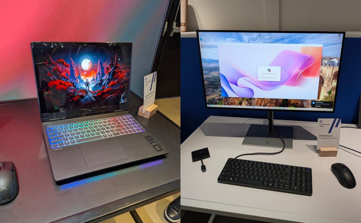 HP renueva su línea de laptops durante CES 2026