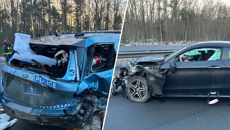 State police trooper injured in crash on Maine Turnpike