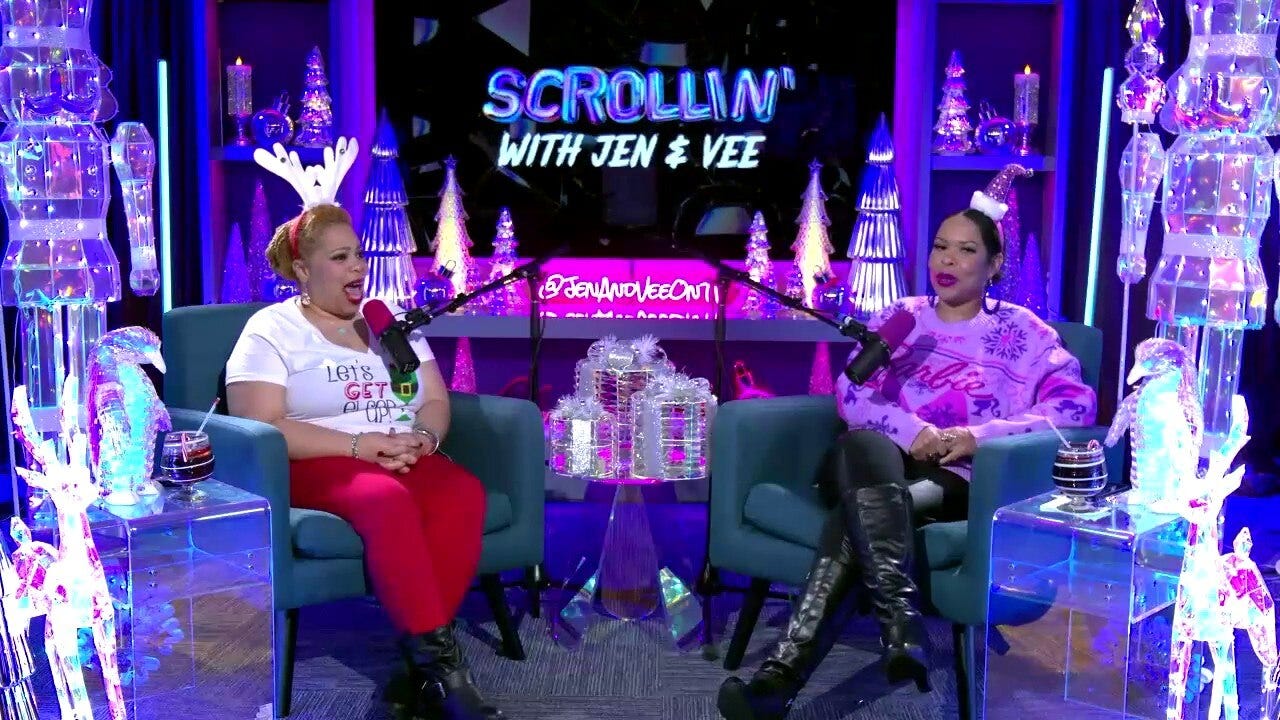 Caked up gingerbread woman | Scrollin' with Jen & Vee