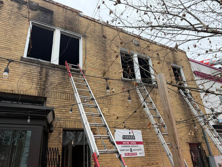 Woman seriously hurt, 6 displaced in DC apartment fire