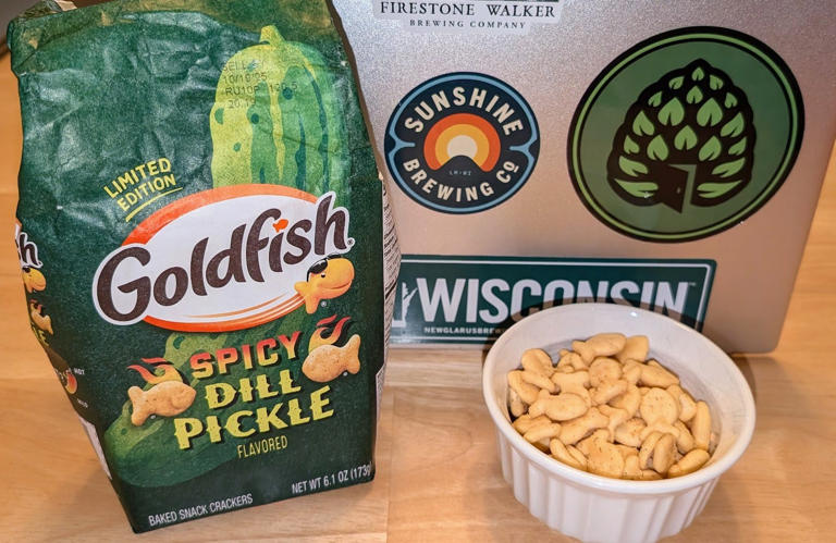 New Goldfish flavors review: Old Bay? Dill Pickle? Let's gooooooo