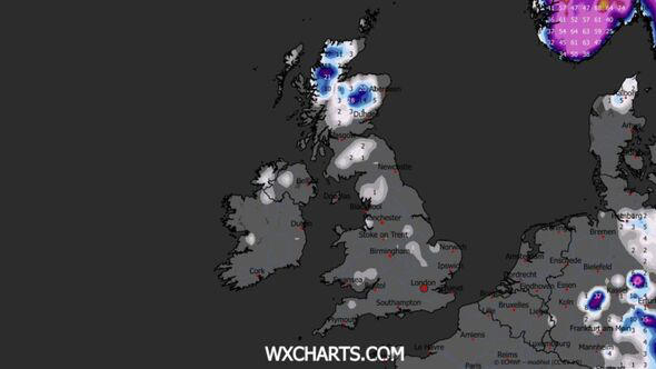 UK snow maps turn icy blue as -8C Britain hit by 28cm of snow - 12 ...