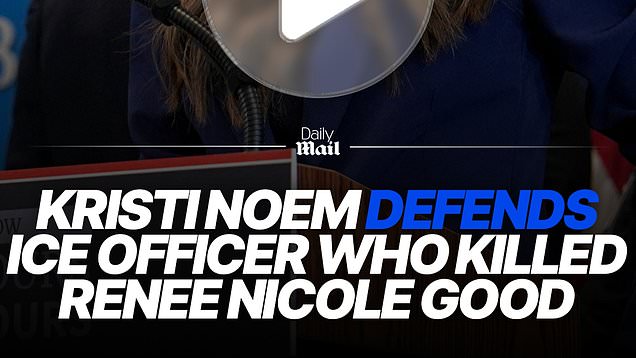 Kristi Noem defends ICE officer after fatal Minneapolis shooting