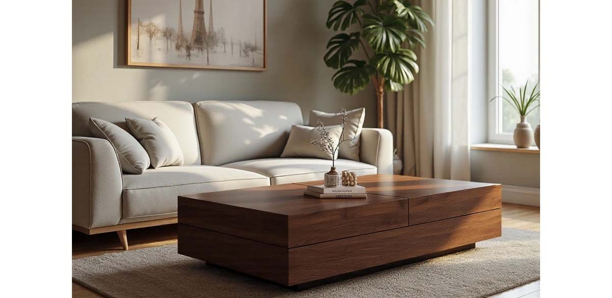 Furniture with hidden storage to maximize every space
