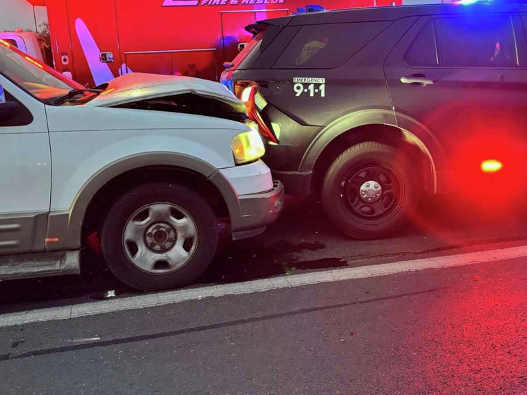 LPD: Drunk driver arrested after crashing into patrol car, injuring officer