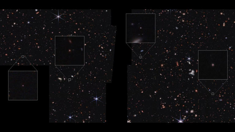 Strange cosmic objects spotted by the James Webb Space Telescope may be ...
