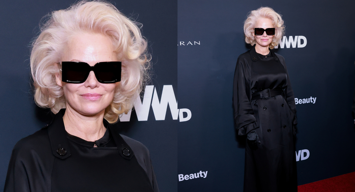 Beauty icon Pamela Anderson returns to her signature blond for the WWD Style Awards 2026