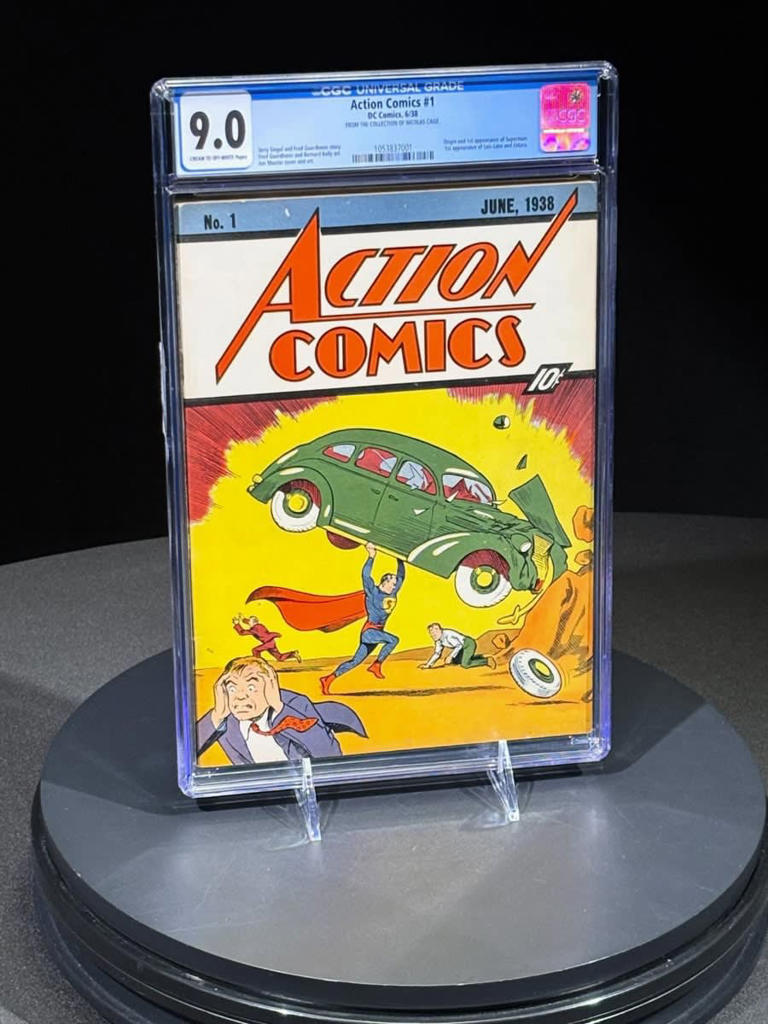 スーパーマンを世界に紹介した「アクション・コミックス」１５００万ドルで落札