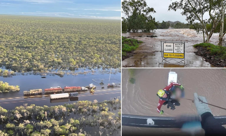 Cyclone threat looms off the Queensland coast as rain-weary residents ...