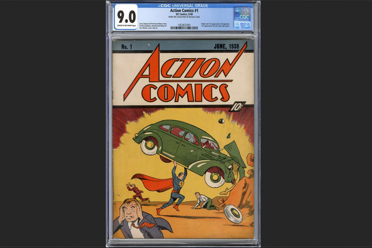 Rare copy of Action Comics No. 1 — which introduced the world to ...
