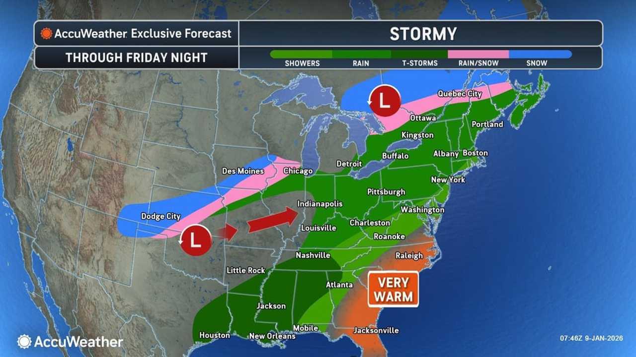 Major storm arrives in Northeast: Here's when rain will be heaviest