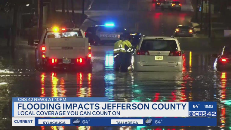 Flash flooding strands drivers in Birmingham