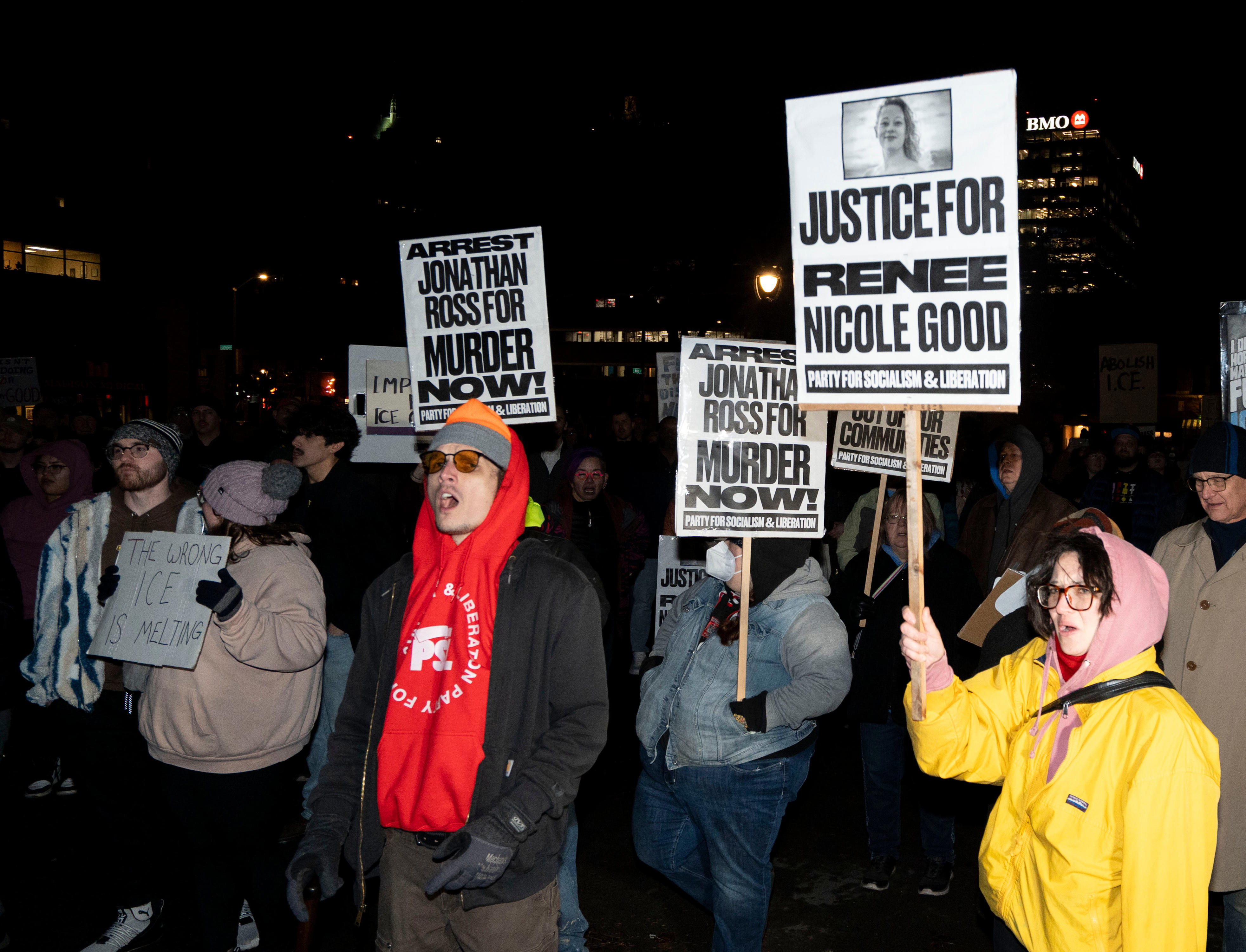 Video shows Milwaukee rally against ICE after Minneapolis shooting