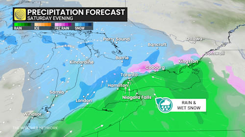 Winter returns to Ontario with widespread weekend snow expected