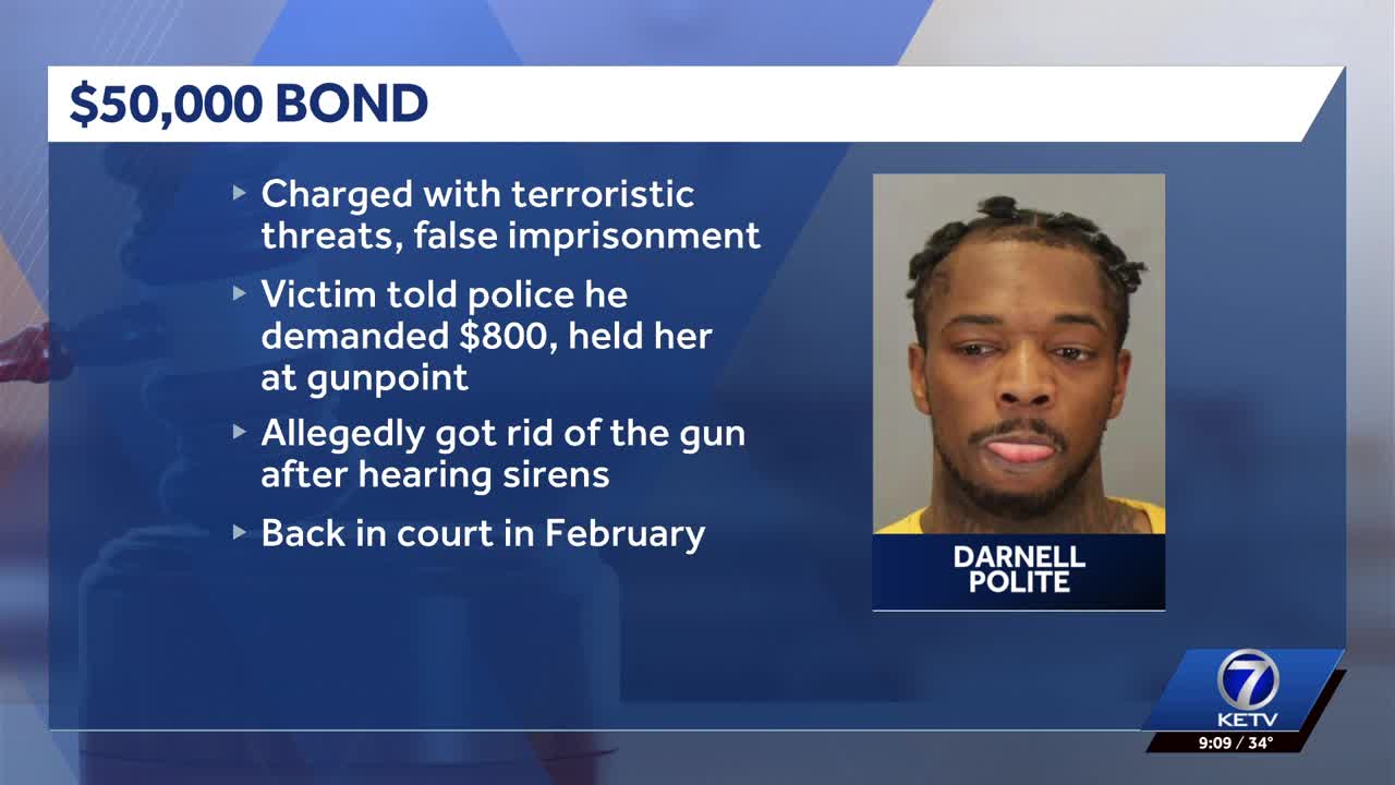 Judge sets bond for Omaha man accused of terroristic threats, false ...